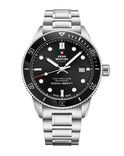 Swiss Military SM34088.01- Reloj de buceo 200M