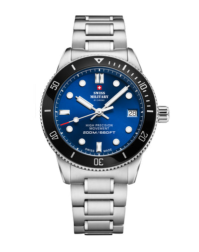 Swiss MilitarySM34089.02 - Reloj de buceo para mujeres 200M