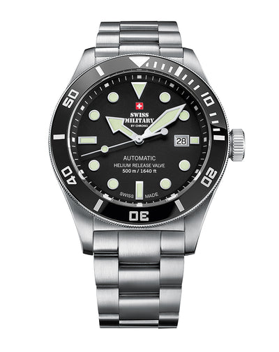 Swiss Military SMA34075.01 - Swiss Made Automatic Dive Watch 500M