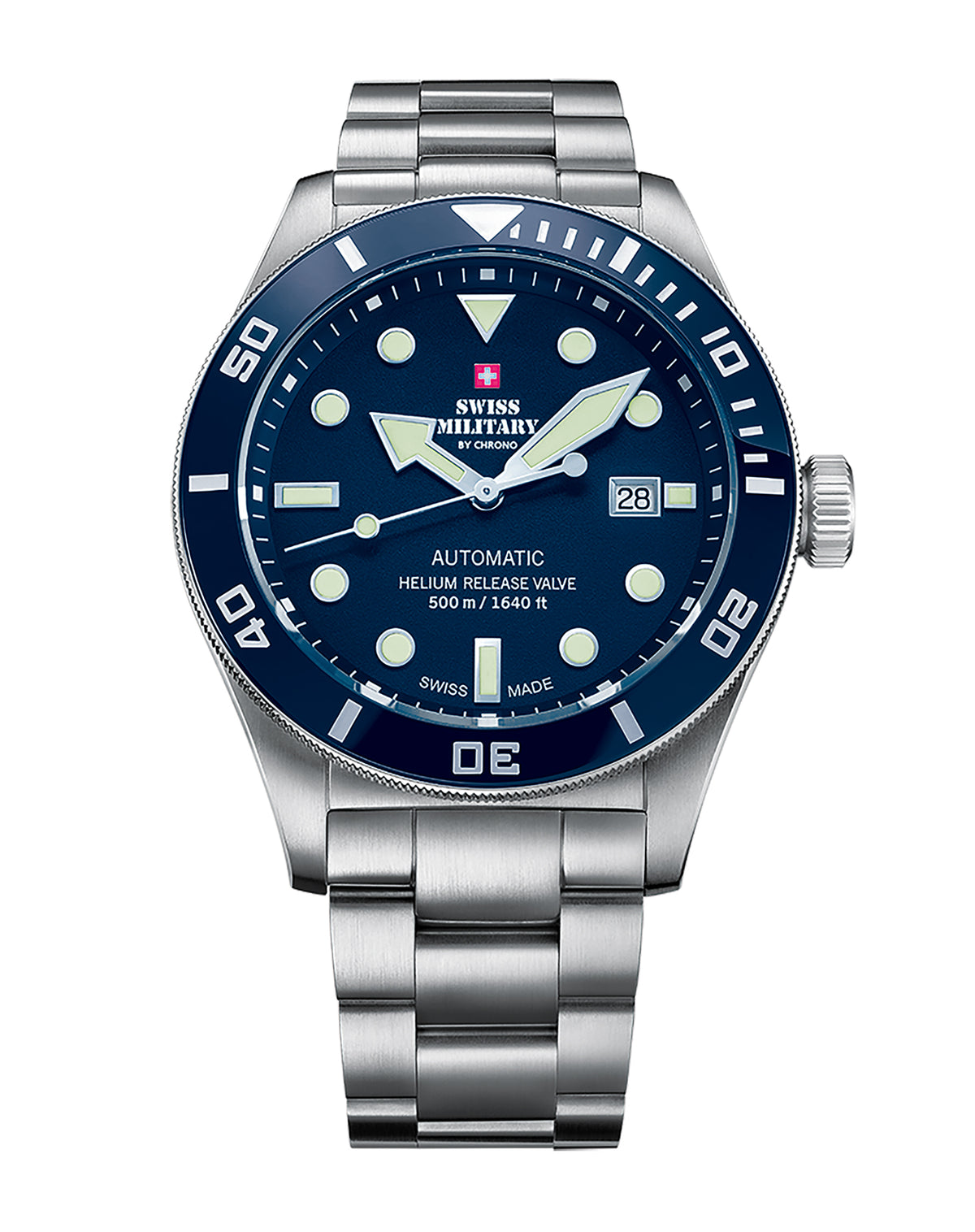 Swiss Military SMA34075.02 - Swiss Made Mechanische Taucheruhr 500M