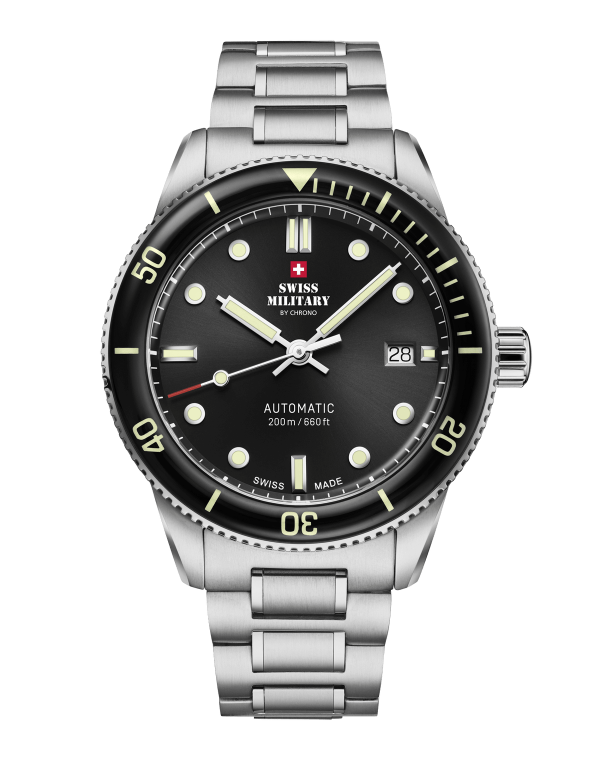 Swiss Military SMA34106.01 - Automatic Dive Watch 200