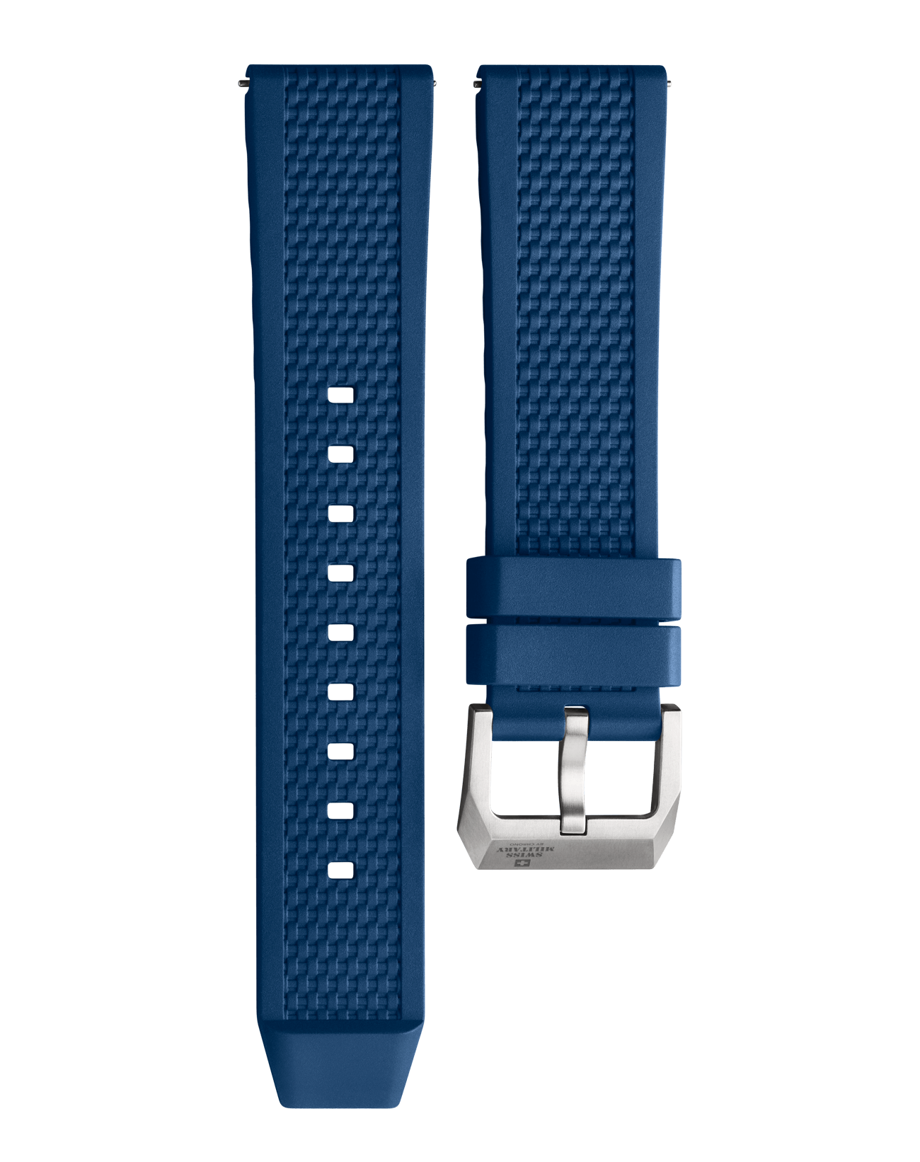 Swiss Military B.A14100.02 - Blue Rubber Strap Titanium