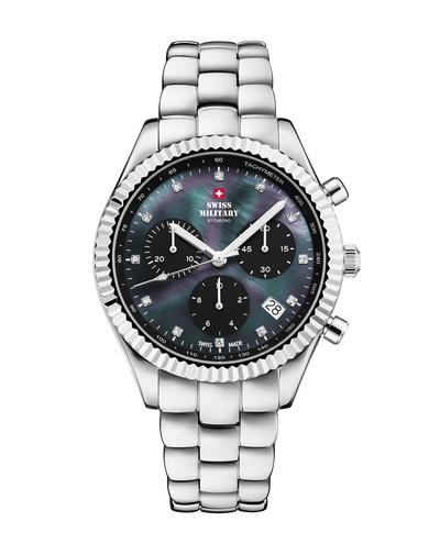 Swiss Military SM30207.01 - Elegant Chronograph Watch for Women