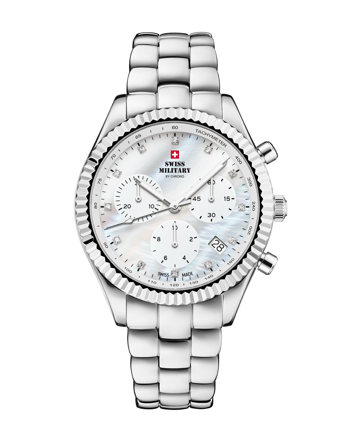 Swiss Military SM30207.02 - Elegante Chronographenuhr für Frauen