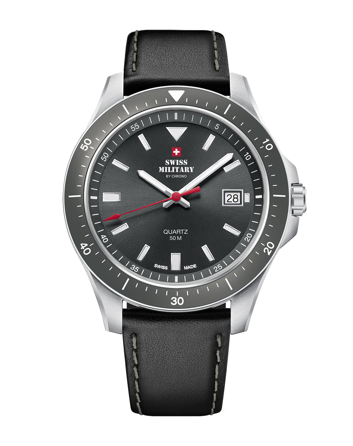 Swiss Military SM34082.06 - Swiss Made Sports Watch for Men