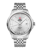 Swiss Military SM34104.02 - Classic Steel Watch for Men