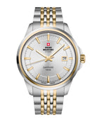 Swiss Military SM34104.04 - Classic Steel Watch for Men