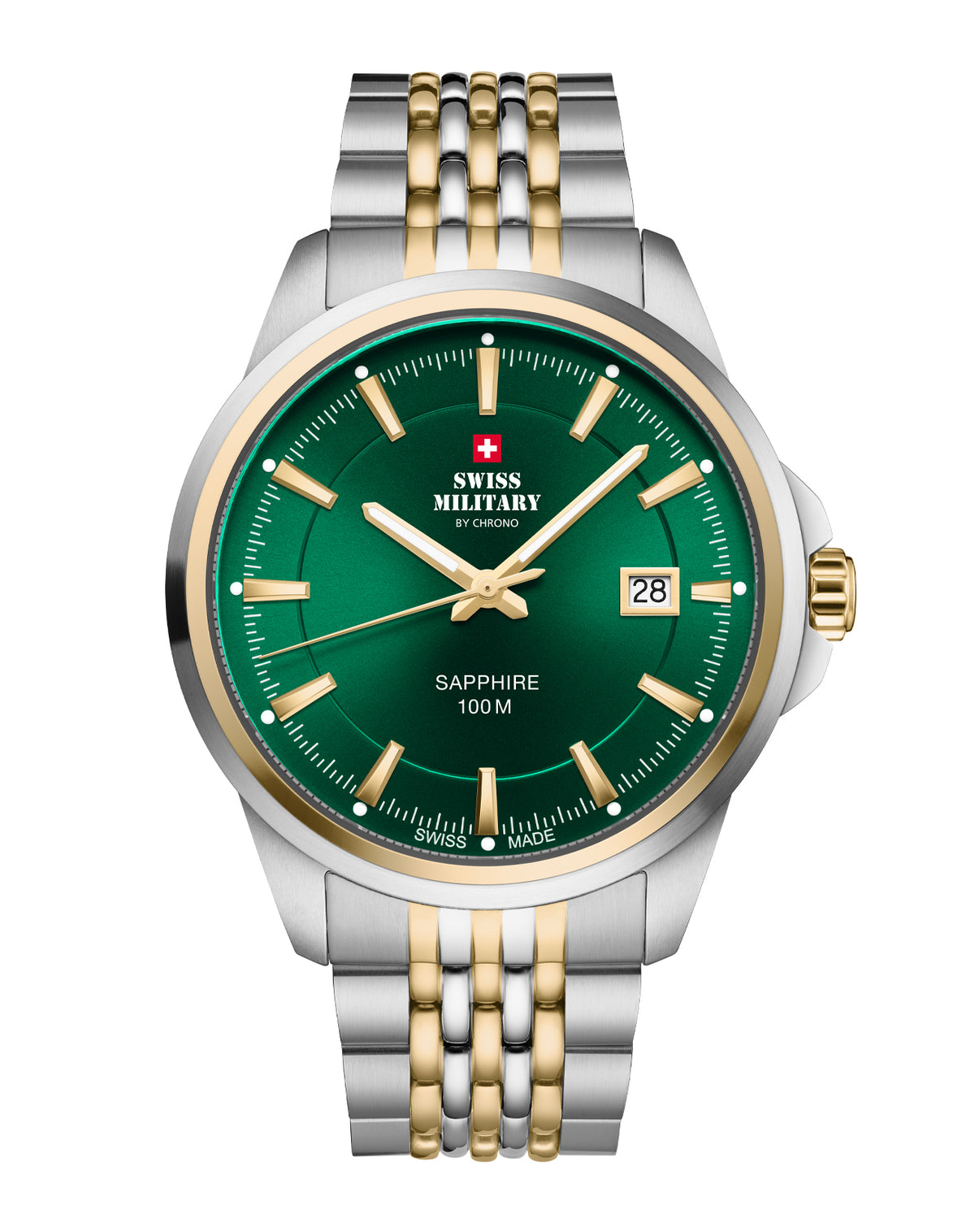 Swiss Military SM34104.06 - Classic Steel Watch for Men