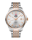 Swiss Military SM34104.07 - Classic Steel Watch for Men