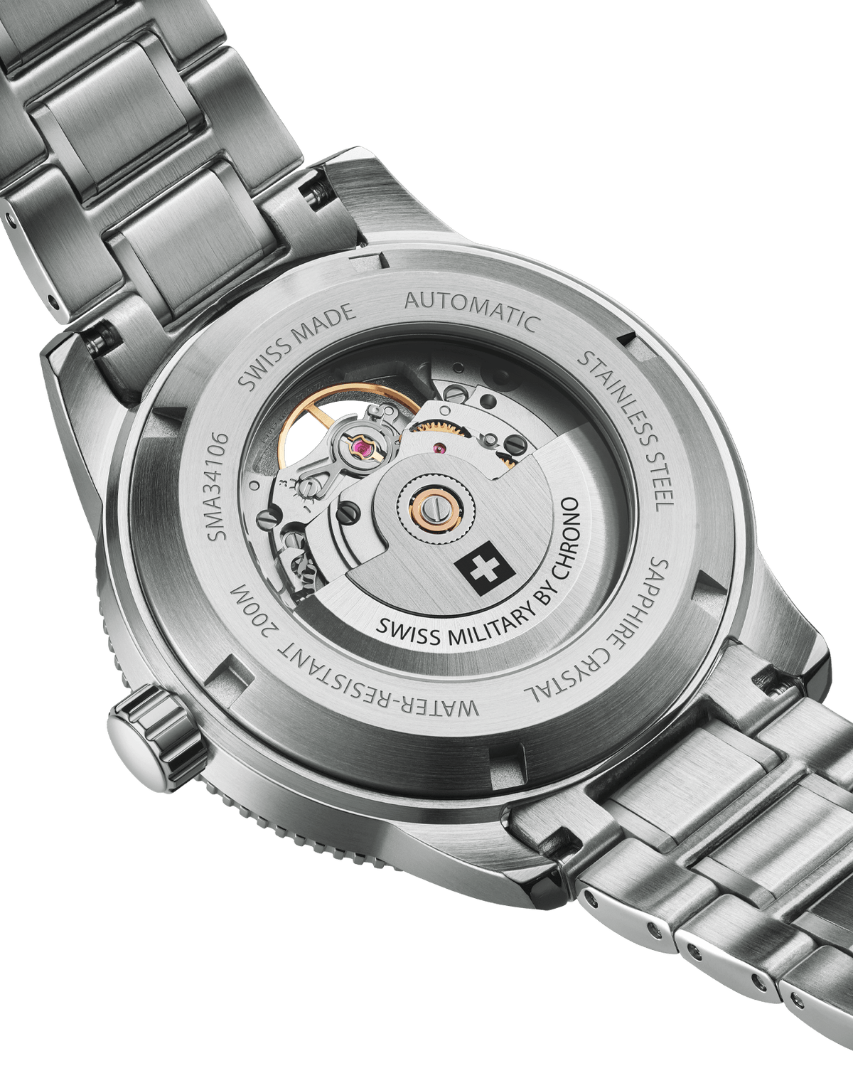 Swiss Military SMA34106 - Automatic Dive Watch 200