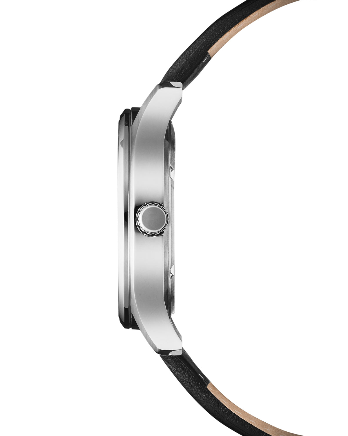 Swiss Military SM34116.04 Seitenansicht Lederarmband