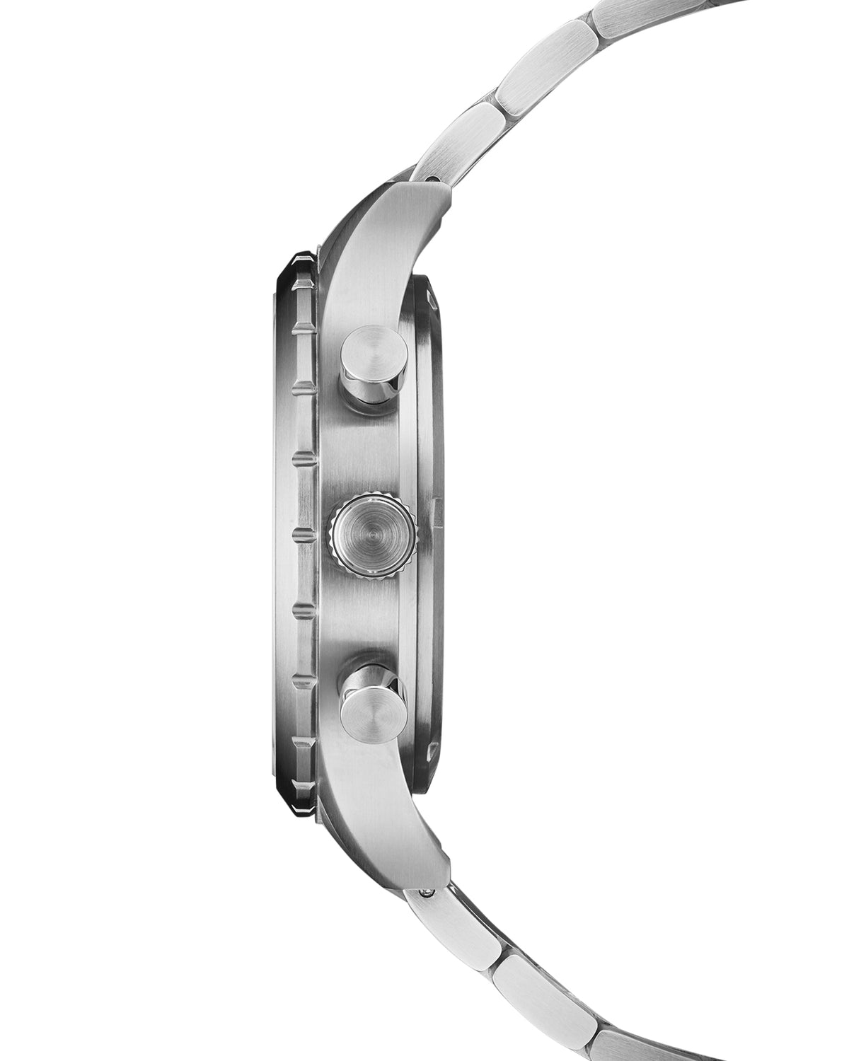 Reloj cronógrafo militar suizo de campaña SM34117.03 perfil lateral