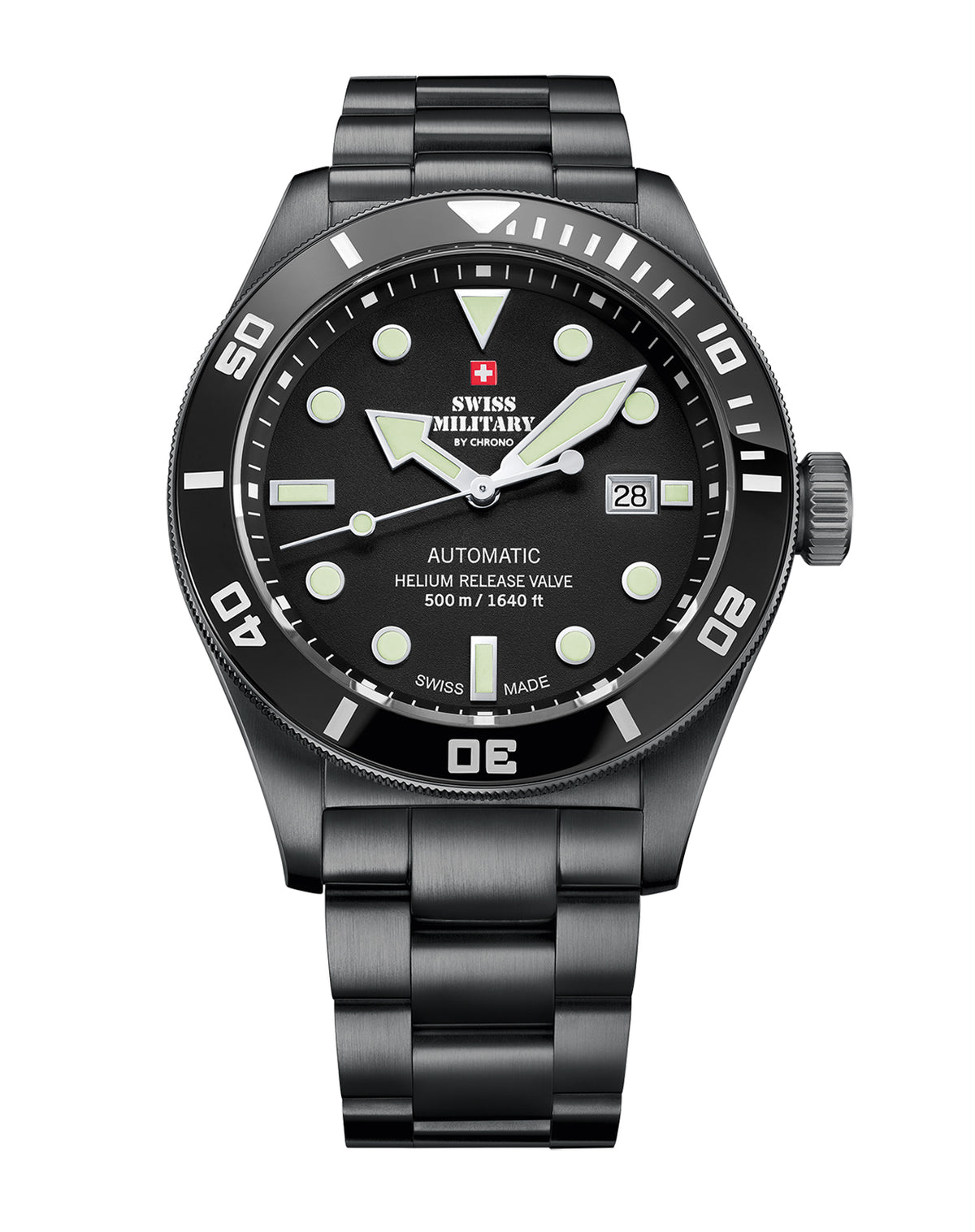 Swiss Military SMA34075.04 - Swiss Made Mechanische Taucheruhr 500M