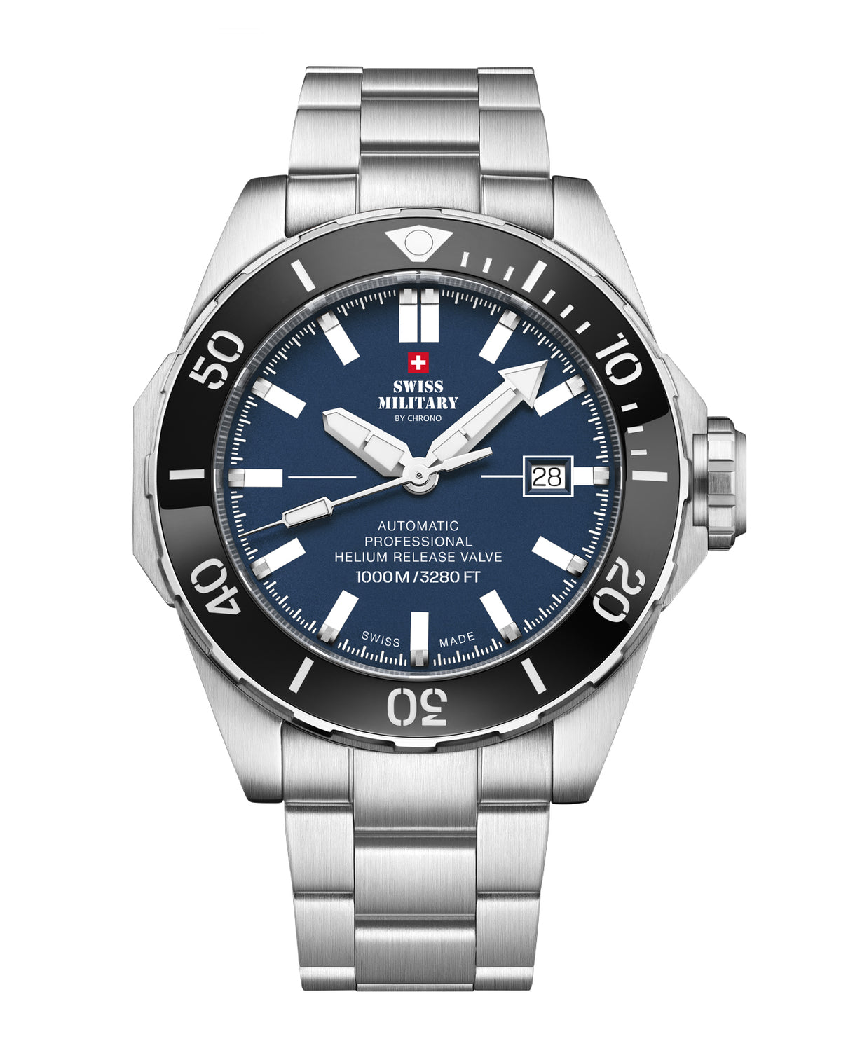 Swiss Military SMA34092.02 - 1000M Mechanische Taucheruhr