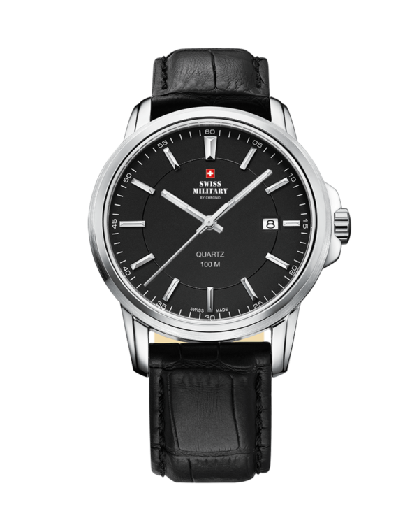 Swiss Military SM34039.06 - Reloj clásico de cuero para hombres