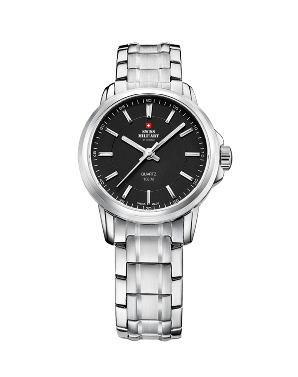 Swiss Military SM34040.01 - Classic Steel Watch for Women