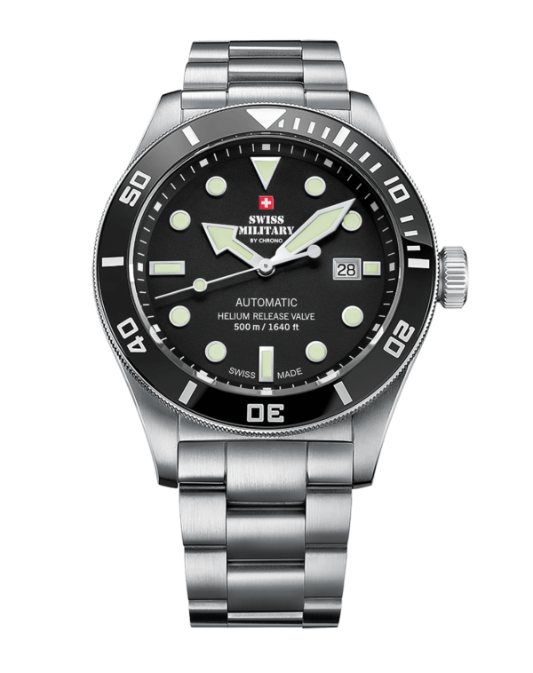 Swiss Military SMA34075.01 - Swiss Made Automatic Dive Watch 500M