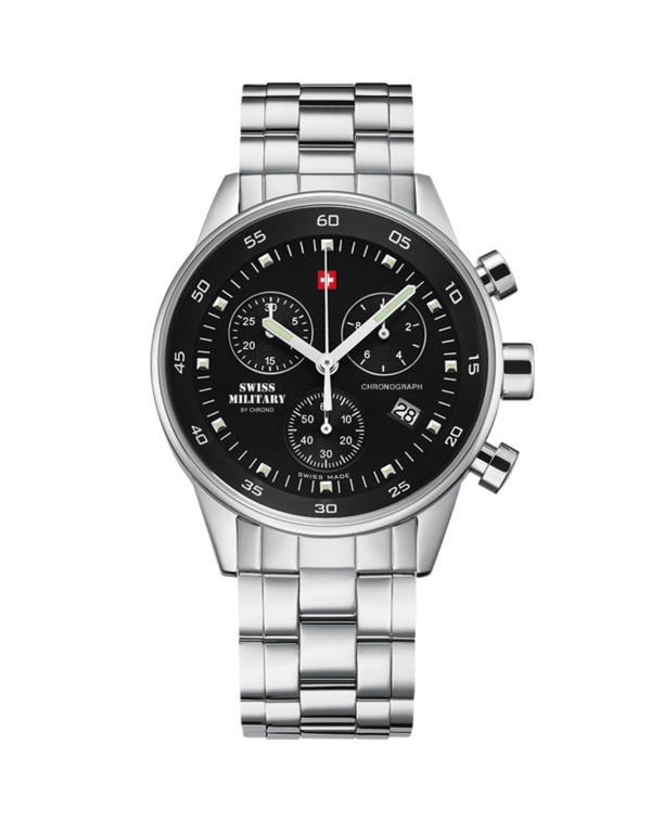 Swiss Military SM34005.01 – Classic Unisex Military Chronograph Watch