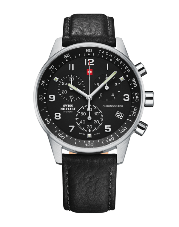 Swiss Military SM34012.015 – Minimalist Military Chronograph Watch
