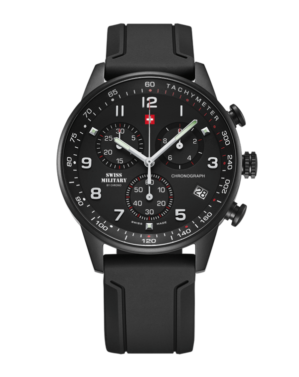 Swiss Military SM34012.09 – Reloj cronógrafo militar de estilo minimalista