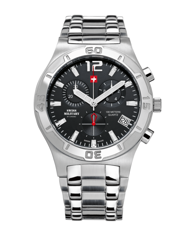 Swiss Military SM34015.01 – Reloj cronógrafo deportivo Swiss Made