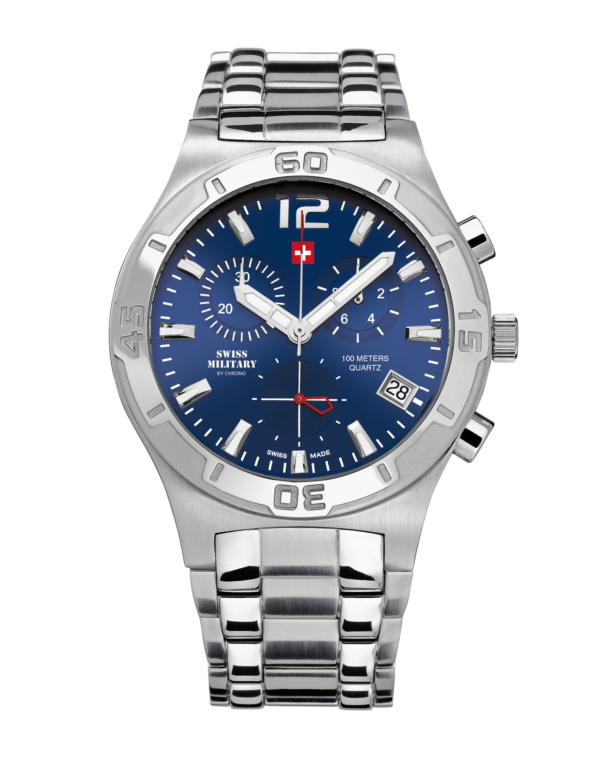 Swiss Military SM34015.03 – Reloj cronógrafo deportivo Swiss Made