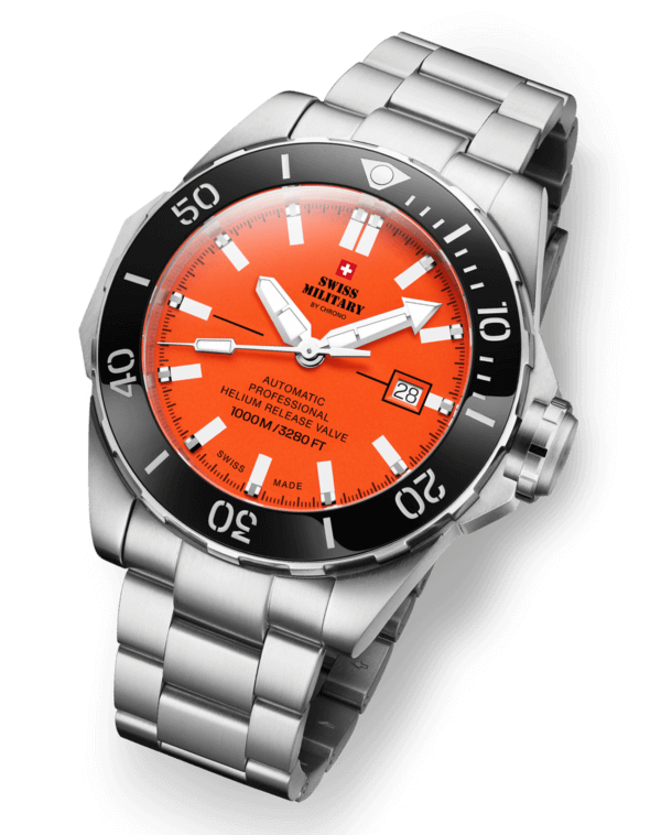 In werkelijkheid Arne Fluisteren Swiss Military SMA34092.03 - 1000M Automatic Dive Watch