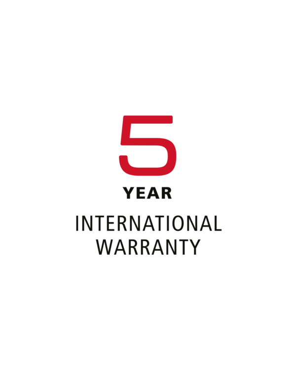 Swiss Military Watches 5-year warranty button – symbolizing extended product guarantee.