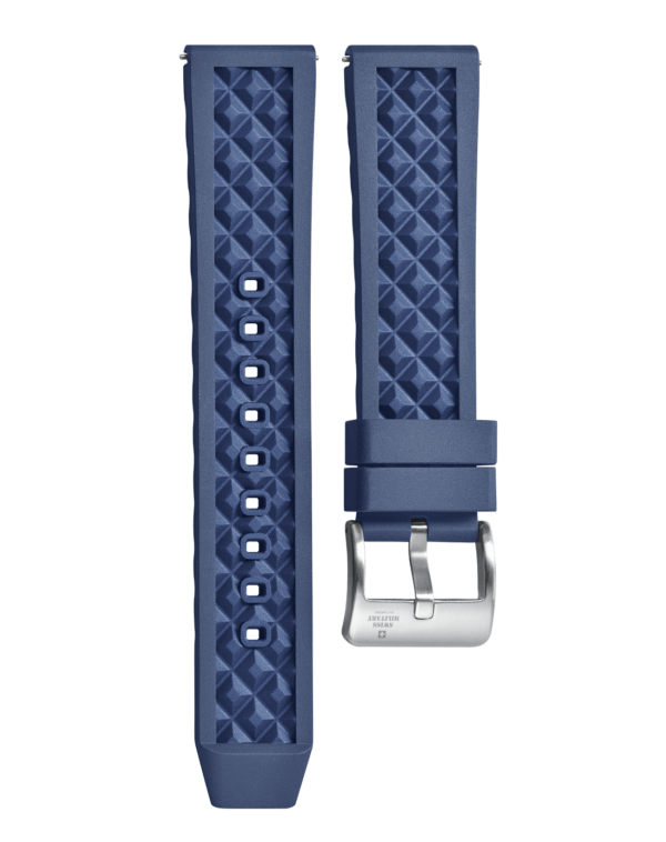 Swiss Military B.A14092.03 - Correa de caucho azul