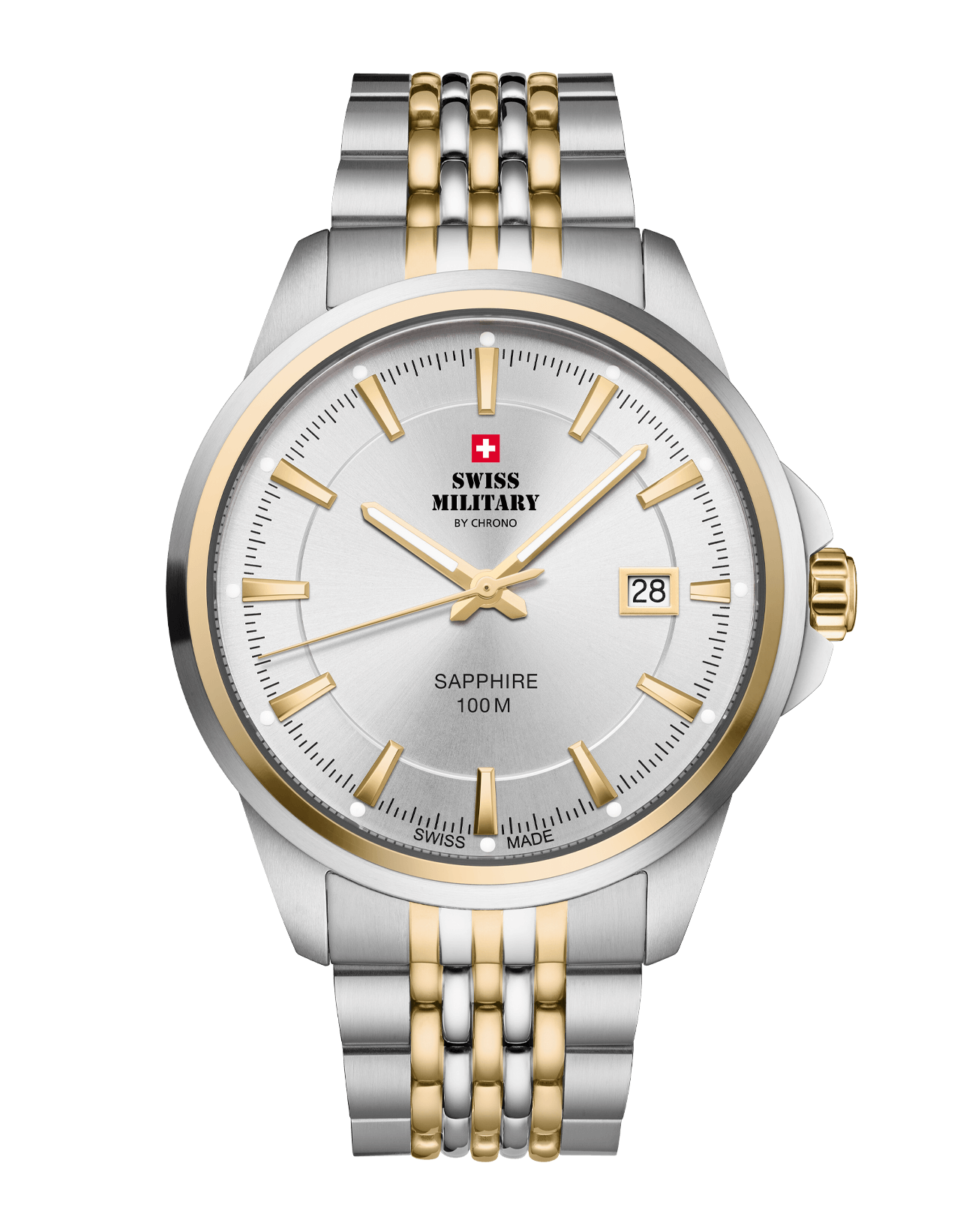 Swiss Military Classic Steel Watch for Men