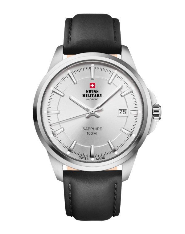 Swiss Military SM34104.09 - Classic Steel Watch for Men