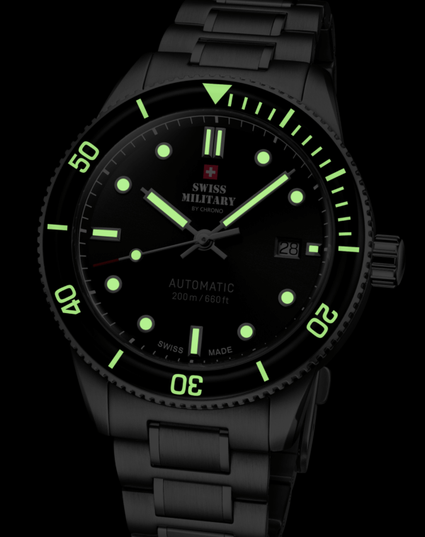 Swiss Military SMS34106 - Automatic Dive Watch 200
