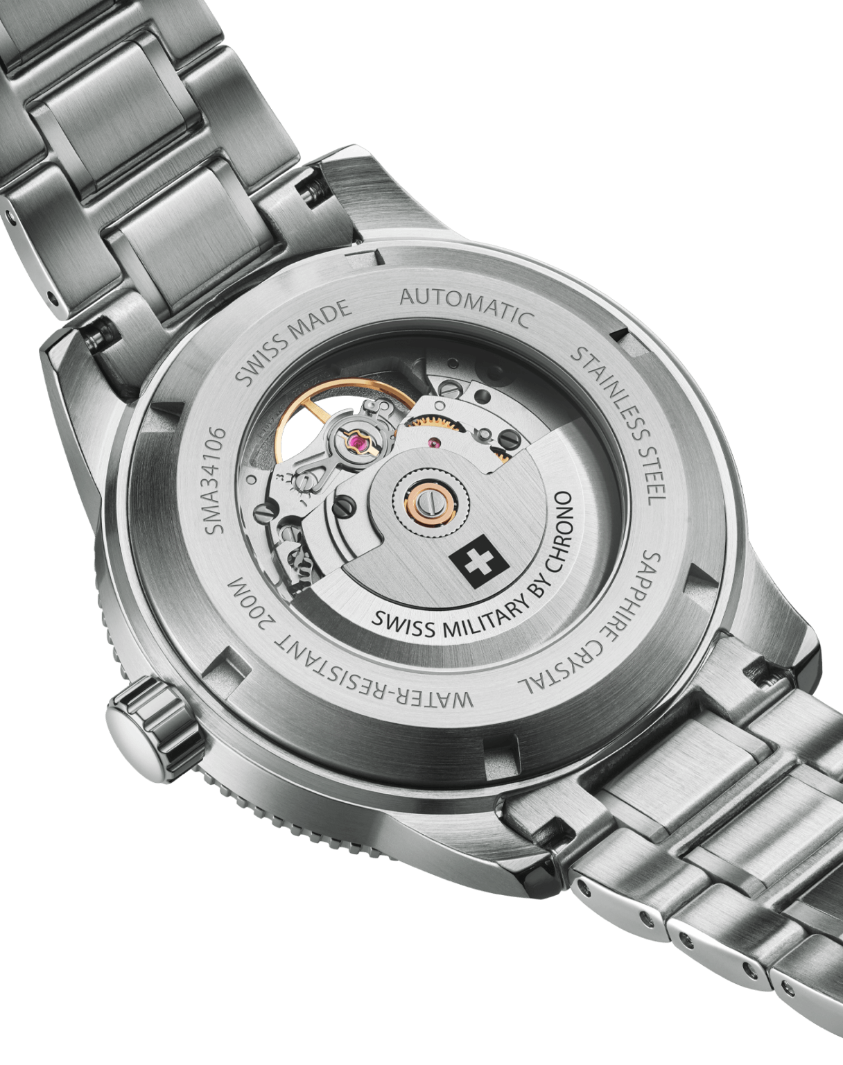 Swiss Military SMA34106 11 Automatic Dive Watch 200 Swiss Military 