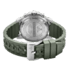 Fond de boîtier en acier inoxydable du SMS34113.04 avec gravure Swiss Solar Power System et bracelet en caoutchouc.