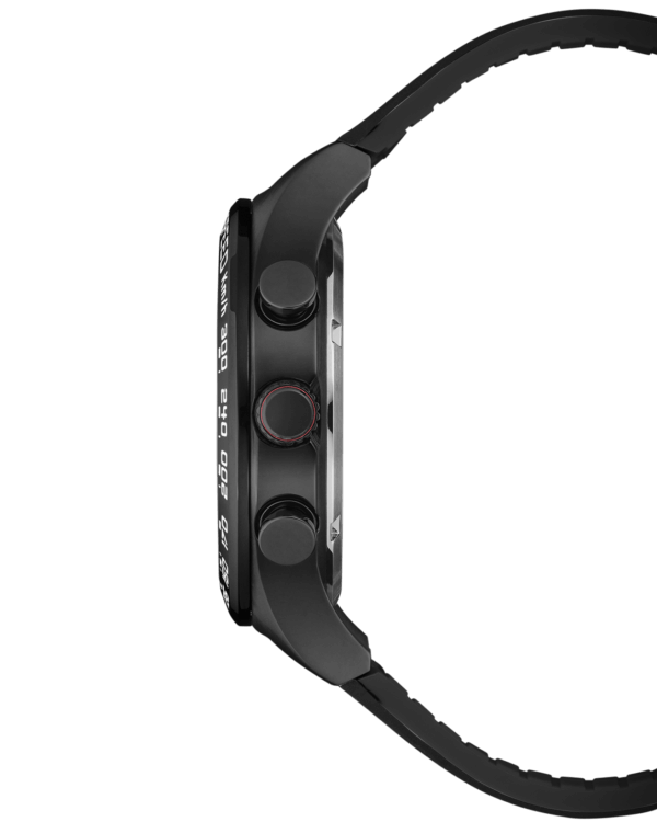 Swiss Military Speed Chronograph Watch black PVD case side view