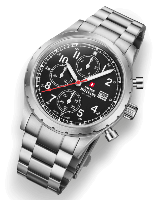 Swiss Military SM34117.01 Полевой хронограф с угловым обзором