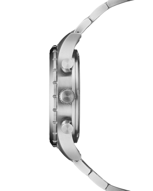 Швейцарские военные часы с полевым хронографом SM34117.02 боковой профиль