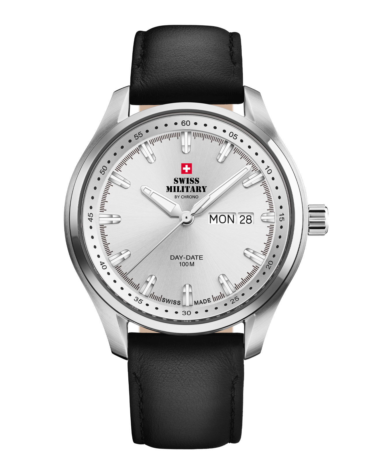 Swiss Military Classic Men's Watch - Black, Steel | SM34116.01